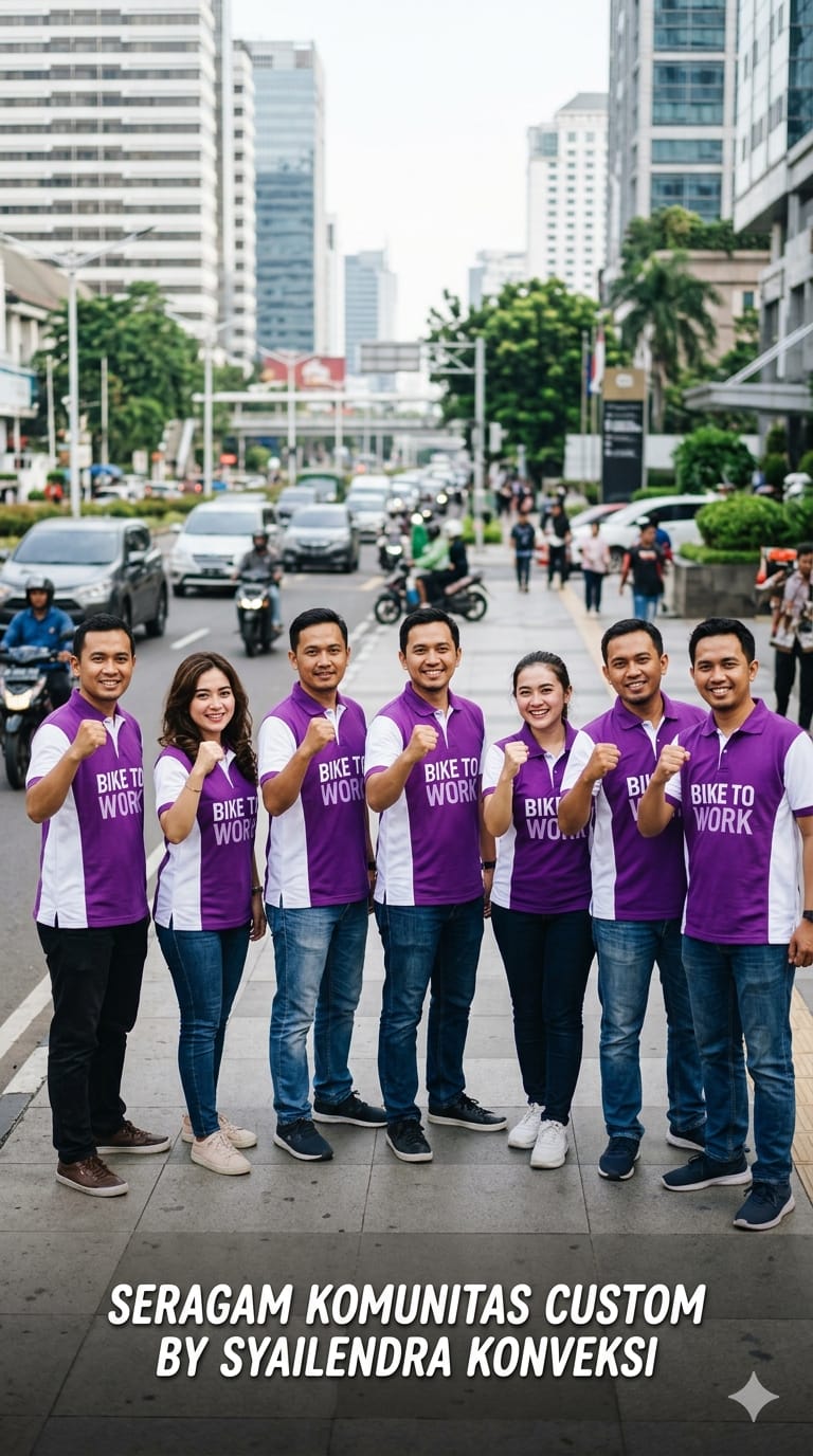 Seragam Komunitas & Event – Syailendra Konveksi